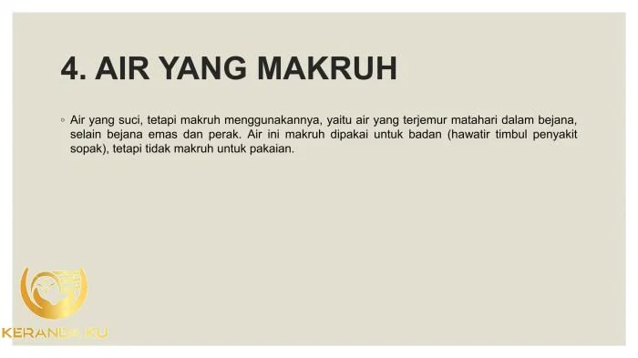 Thaharah Tata Cara Bersuci dalam Islam berwudu | PPT