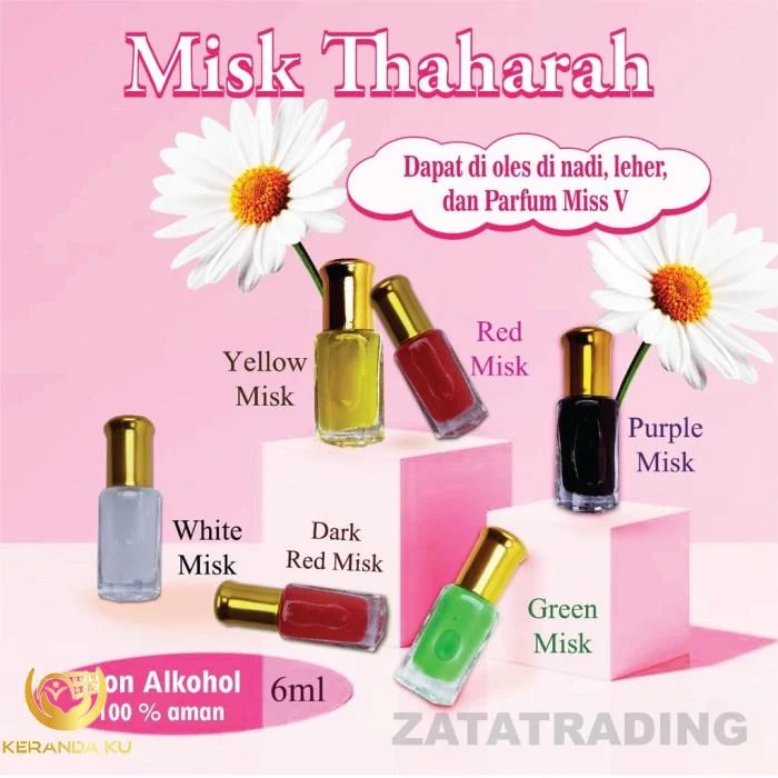 Cara menggunakan misk thaharah untuk miss v