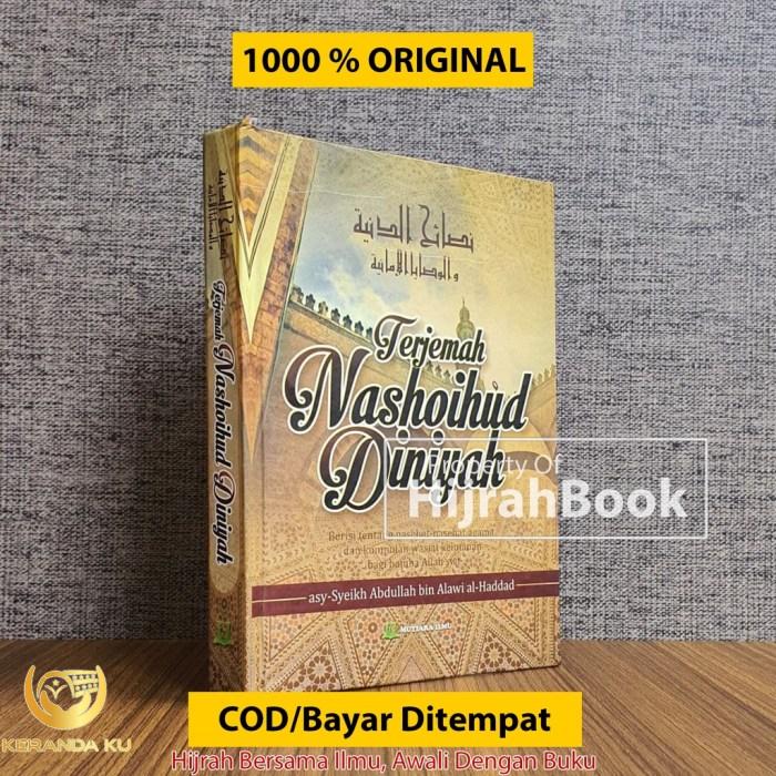 Jual Buku Terjemah Kitab Nashoihud Diniyah Buku Islami Nasehat Agama ...