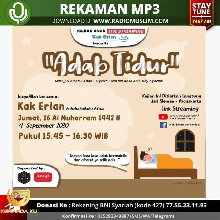Adab-Adab Tidur Adab-Adab Tidur