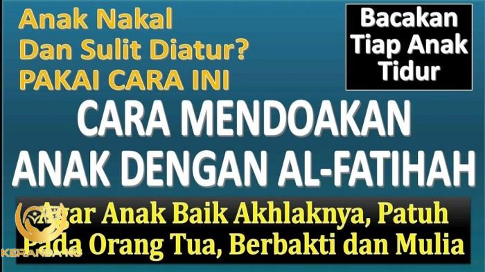 Cara mengamalkan wirid al fatihah