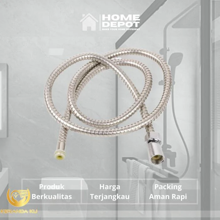 Cara pasang rapi kran mixer shower mandi tanpa bobok dinding untuk ... Cara mandi wajib menggunakan selang