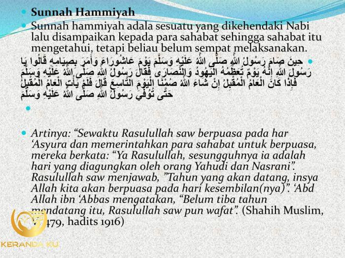 Contoh Sunnah Qauliyah - Homecare24