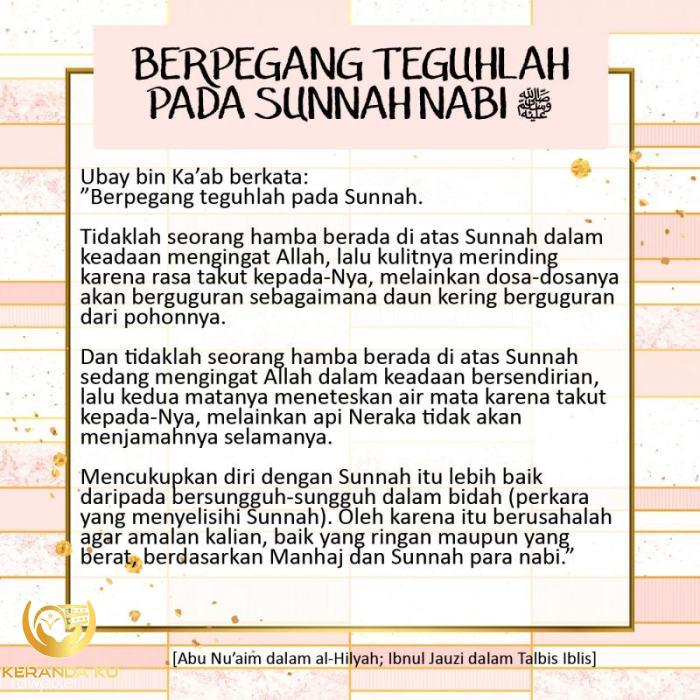 Detail Contoh Sunnah Rasul Koleksi Nomer 11