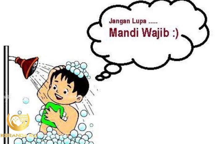 Cara mengganti mandi wajib