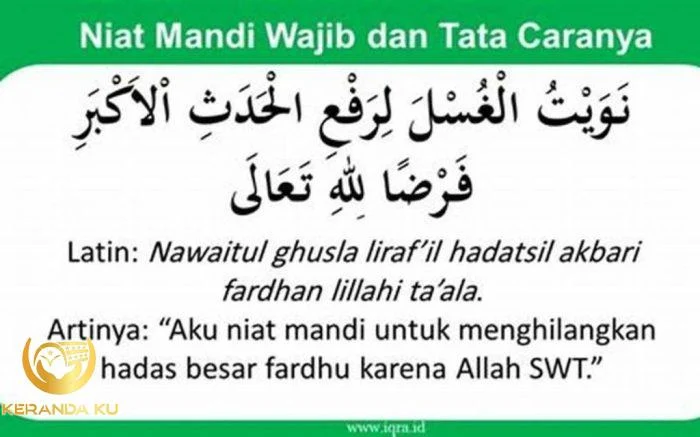 Cara Mandi Wajib untuk Pria, Dilengkapi Bacaan Niat dan Doa setelah ... Cara Mandi Wajib untuk Pria, Dilengkapi Bacaan Niat dan Doa setelah ...