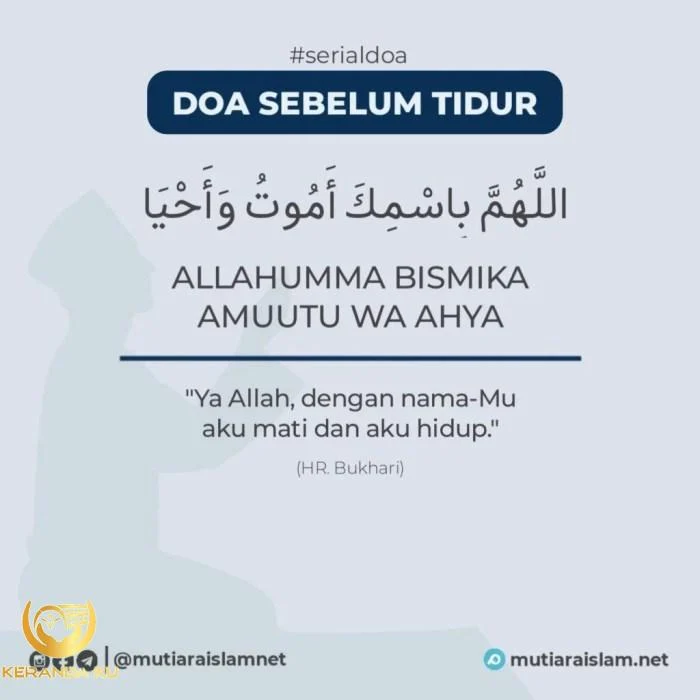 Doa Tidur Dan Bangun Tidur Dan Artinya - vrogue.co