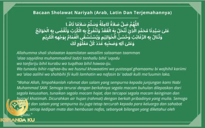 Lirik Shalawat Nariyah yang Viral di Tiktok, Lengkap Latin dan Artinya ...