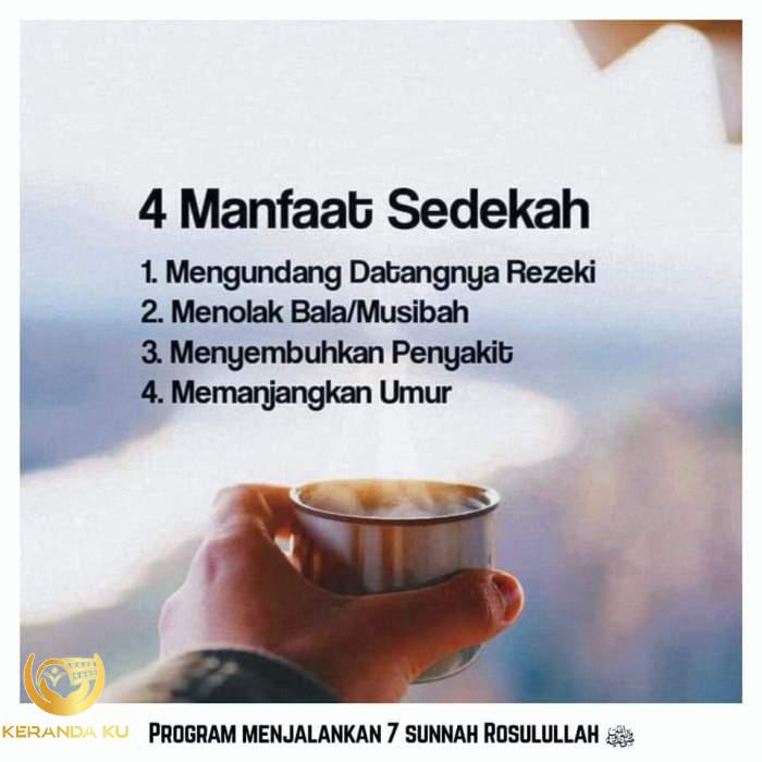 4 Manfaat Sedekah – Hikmah Perjalanan Tauhid