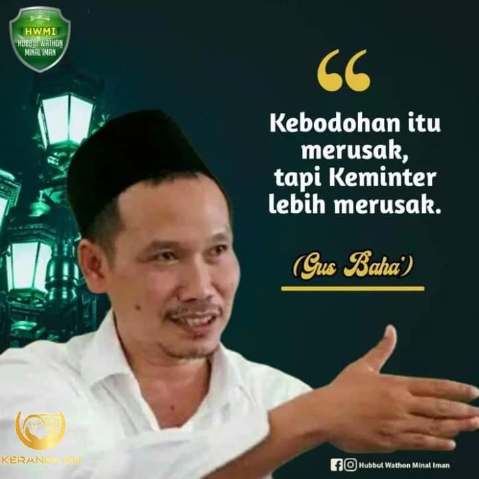 Gus Baha | Kata-kata indah, Kata-kata motivasi, Motivasi Quotes gus baha