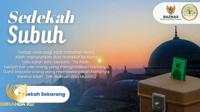 Doa Sedekah Subuh - Homecare24