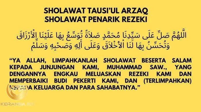 Shalawat tausi ul arzaq