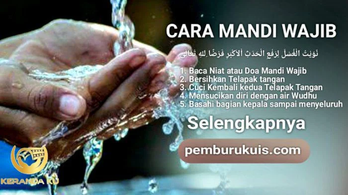 Cara Mandi Wajib Yang Benar Sesuai Ajaran Islam dan Doanya Cara Mandi Wajib Yang Benar Sesuai Ajaran Islam dan Doanya
