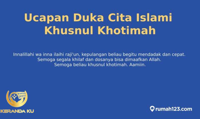 Ucapan duka cita islam sesuai sunnah