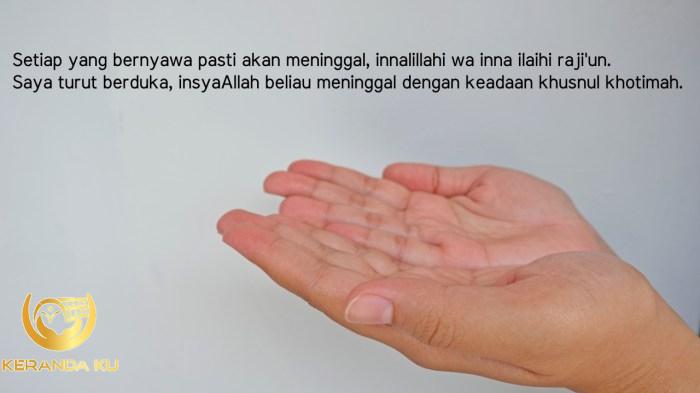 Lihat Ucapan Duka Cita Untuk Non Muslim Terbaru