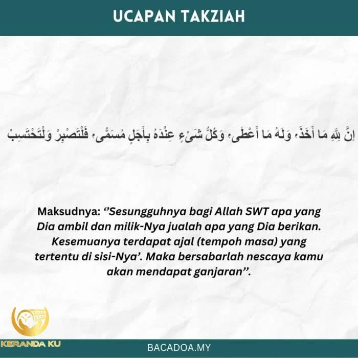 Pengertian Takziah dan Adabnya yang Harus Diperhatikan Umat Muslim ...