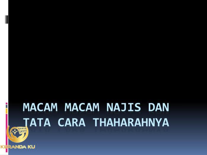 PPT Macam Macam Najis Dan Tata Cara Thaharahnya PowerPoint, 46% OFF